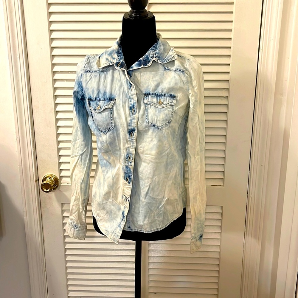 Acid wash shirt